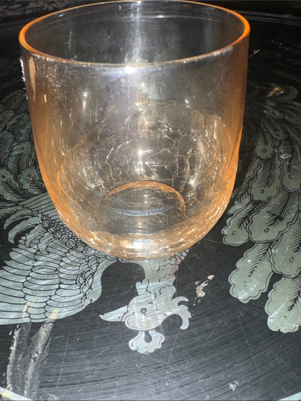 Amber Crackle Glass Tumbler - Amber Tint 8 from Pier 1 Import 75 on another site